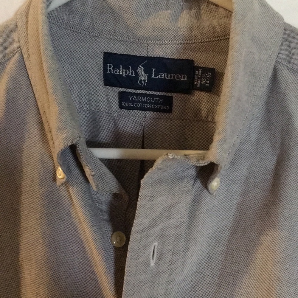 Men’s long sleeve Ralph Loren button down Oxford